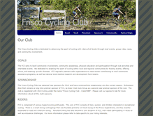 Tablet Screenshot of friscocycling.org